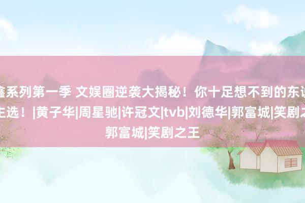 鑫系列第一季 文娱圈逆袭大揭秘！你十足想不到的东说念主选！|黄子华|周星驰|许冠文|tvb|刘德华|郭富城|笑剧之王