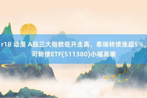 r18 动漫 A股三大指数低开走高，泰瑞转债涨超5%，可转债ETF(511380)小幅高潮